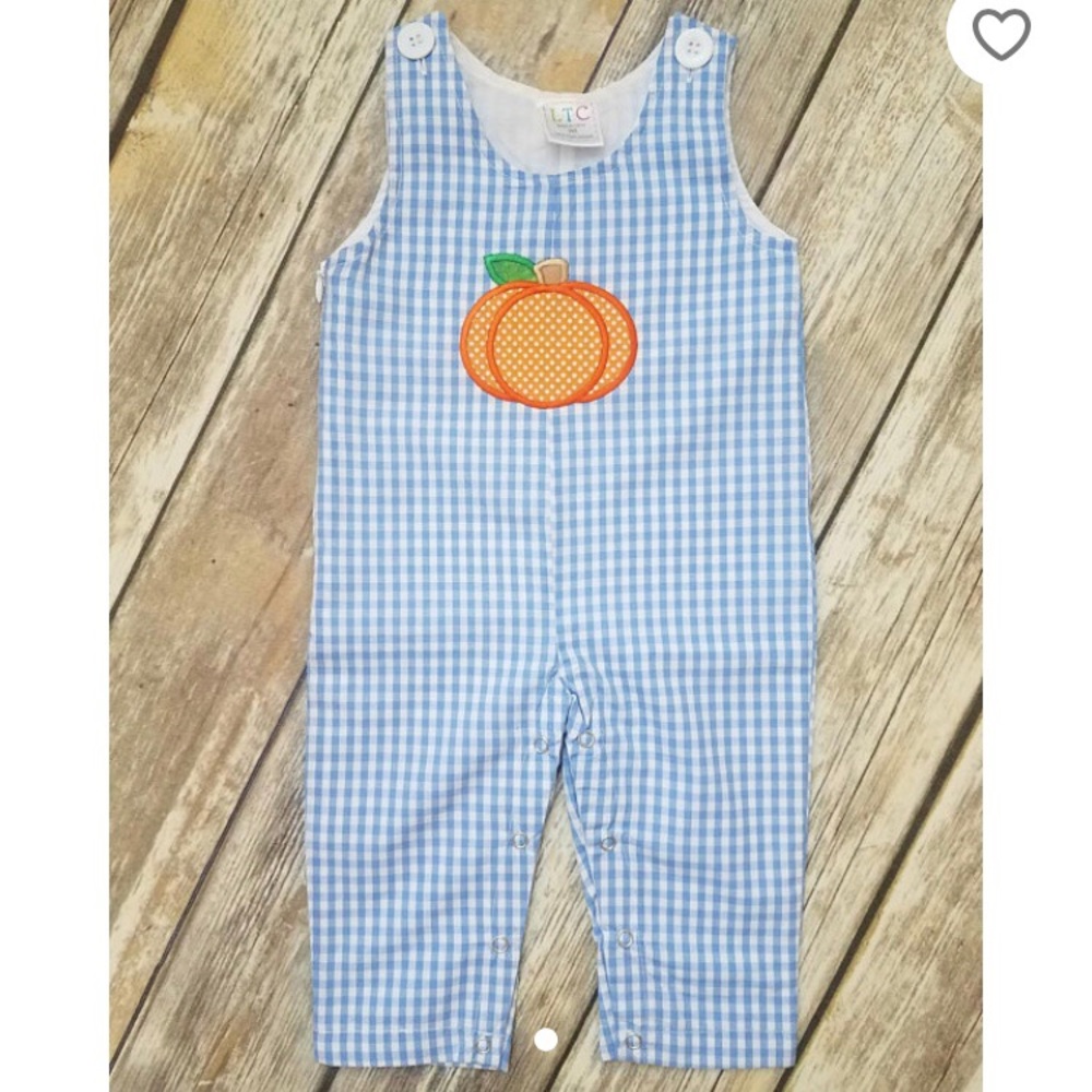 Pumpkin Applique Longall